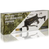 Pistolenarmbrust SOBEK mit 7 Schuss-Magazin  schwarz