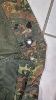 BW Zeltbahn flecktarn original gebraucht + Zeltbahntasche