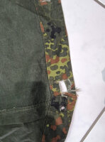 BW Zeltbahn flecktarn original gebraucht + Zeltbahntasche