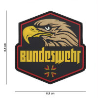 PVC Klett Patch Tactical Aufnäher Bundeswehr bunt
