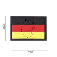 PVC Klett-Patch Tactical Aufnäher Deutschland Kontur