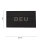 PVC Klett-Patch Deutschland klein schwarz