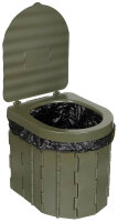 Campingtoilette faltbar oliv