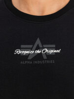 Alpha Foarm Mid Logo Sweatershirt schwarz