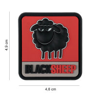 PVC Klett-Patch Black Sheep