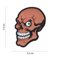 PVC Klett-Patch Shit Happens Skull