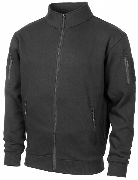 Sweatjacke Tactical schwarz