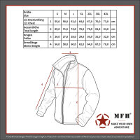 Sweatjacke Tactical schwarz