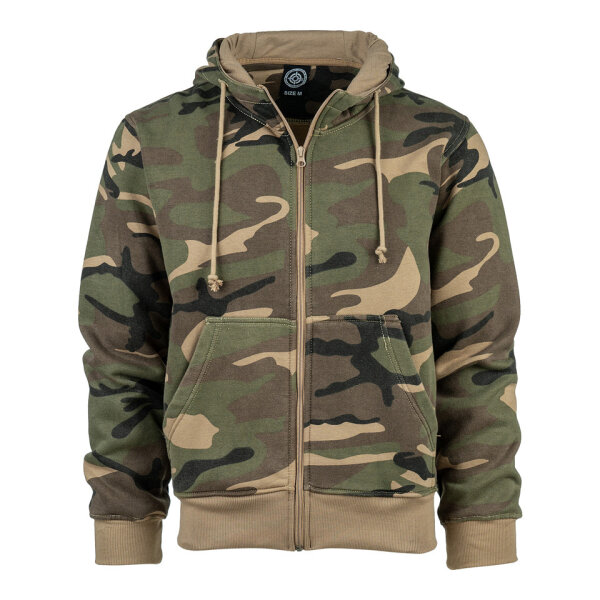 Zip Hoodie woodland camo