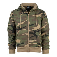 Zip Hoodie woodland camo