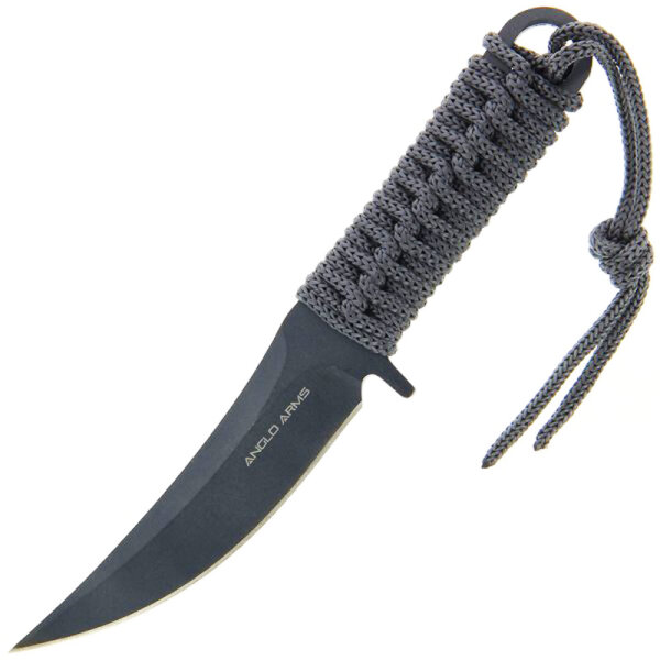 Outdoormesser Curved Survival grau