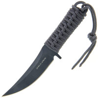 Outdoormesser Curved Survival grau