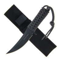 Outdoormesser Curved Survival grau