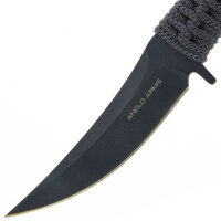 Outdoormesser Curved Survival grau