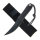 Outdoormesser Curved Survival grau