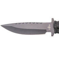 Tactical Knife Survival schwarz/schwarz