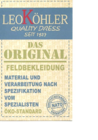 Bundeswehr Moleskinhose oliv