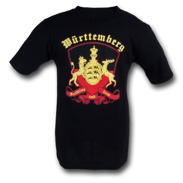 T-Shirt Württemberg schwarz