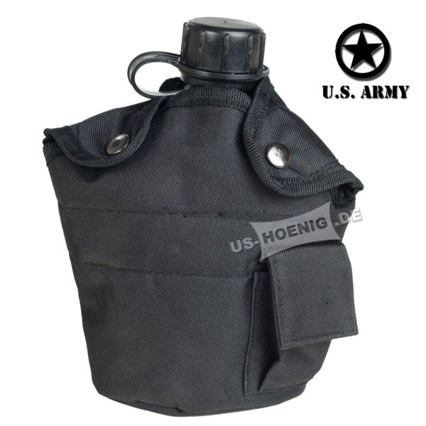 US Feldflasche schwarz
