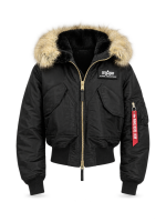 Alpha CWU 45 P Kapuze Fliegerjacke Alpha schwarz