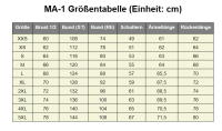 MA-1 Bomberjacke Basic schwarz