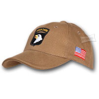 Cap 101st Airborne braun/adler