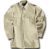 US Feldhemd 1/1 Arm beige 100% Baumwolle