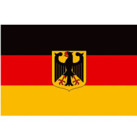 BRD Fahne mit Bundesadler 150x90 cm