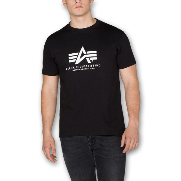 Alpha T-Shirt schwarz