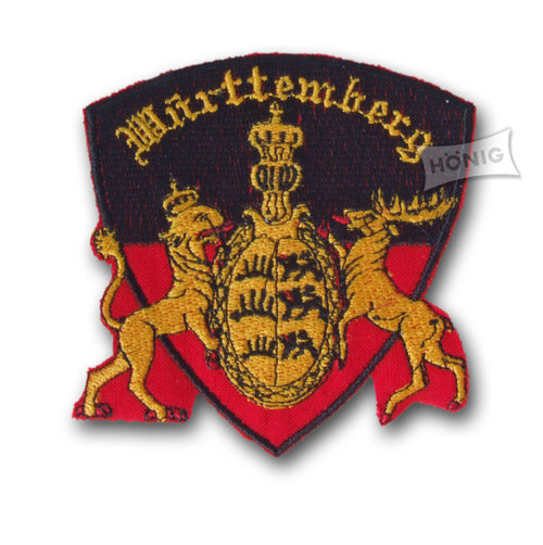 Aufnäher Königreich Württemberg gestickt